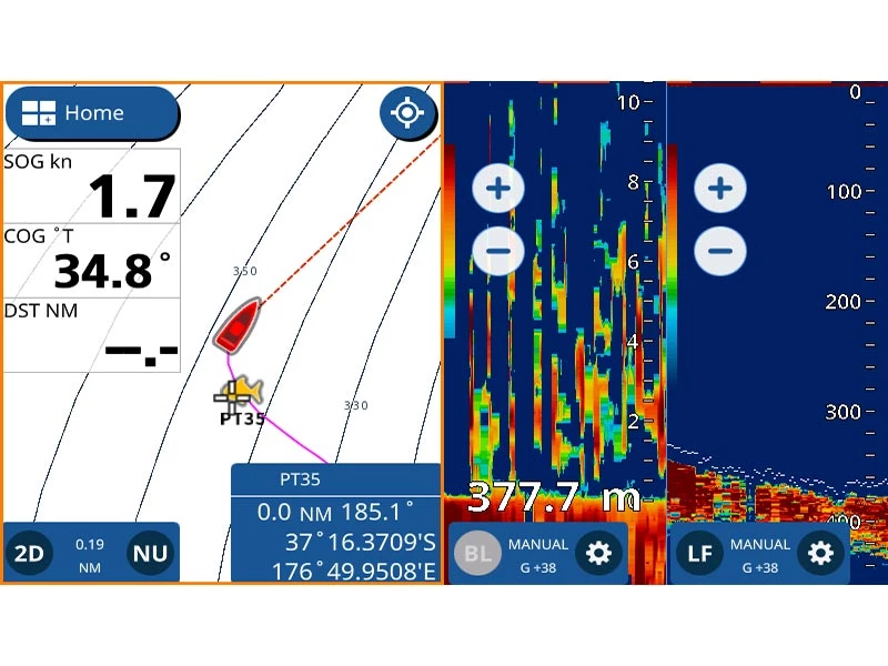 Furuno GP-1871F DB7 Deep Blue CHIRP GPS/Fishfinder TM260 Package 7 Furuno GP-1871F DB7 Deep Blue CHIRP GPS/Fishfinder TM260 Package - Image 5