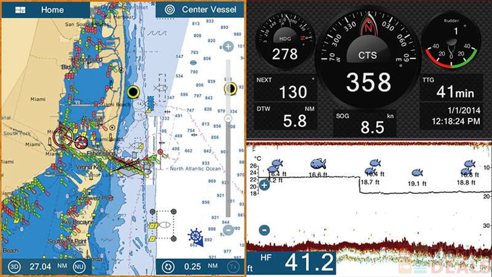 Furuno NavNet TZTouch2 15.6in GPS/Fishfinder TM260 Package 10 Furuno NavNet TZTouch2 15.6in GPS/Fishfinder TM260 Package - Image 8